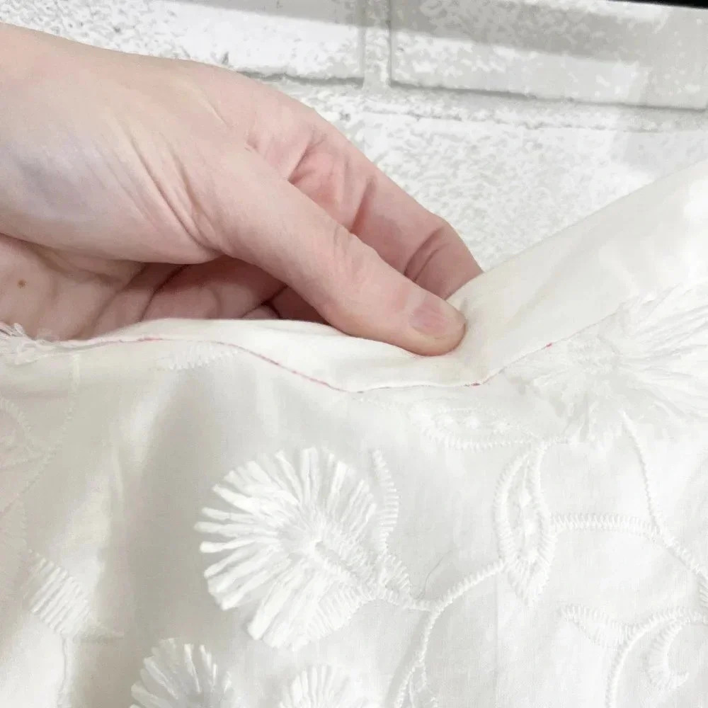 Gal Meets Glam for Anthropologie White Boho Trudy Embroidered Dress Size 10 - Picture 13 of 13